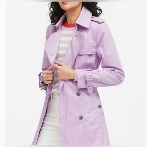 NWT Water-Resistant Classic Trench Coat - lilac